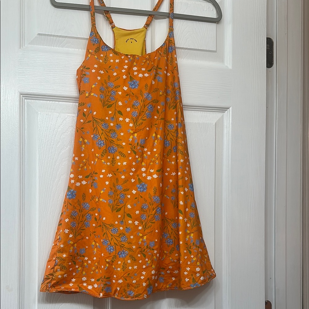 Kitty & Vibe Play Dress Orange